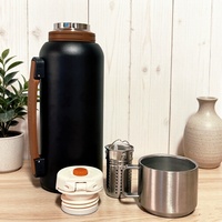 Bouilloire isotherme sous vide en acier inoxydable 316L grande capacité pour homme, idéale pour les voyages et la randonnée, fabriquée en Chine