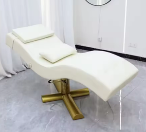 Cama de belleza con altura de cabezal ajustable, movimiento ascendente y descendente, y dispositivo para rizar pestañas en ángulo cruzado, venta directa de fábrica - Product Image 1