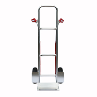 Carretilla de Mano Multiusos de Aluminio Ligera de 80 kg, Carretilla con Ruedas Neumáticas Antipinchazos para Almacén