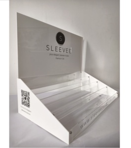 Tùy chỉnh mỹ phẩm hiển thị sản phẩm Acrylic Máy tính để bàn hiển thị đứng cho mỹ phẩm/Nước hoa/sang trọng - Product Image 1