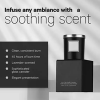 Vente chaude 8oz noir mat luxe parfumé parfum pots de bougie bocaux en verre pour la fabrication de bougies avec couvercle et boîte d'emballage unique
