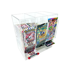 Vente chaude, distributeur de paquets de cartes TCG à 6 emplacements, haute transparence, jeu de cartes à collectionner, Pokemoned PTCG, protection UV, présentoir - Product Image 1