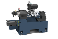 TCK36A TCK36M Mini fraiseuse avec contre-pointe hydraulique tour à métaux lit incliné Torno CNC Machine Collet Chunk Power Turret