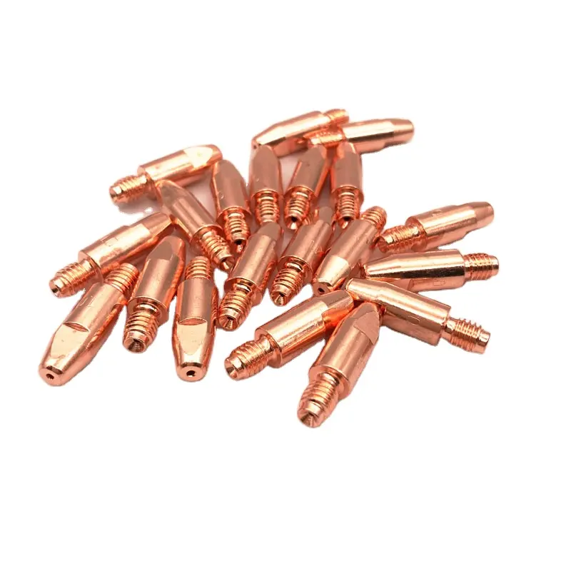 copper contact tip M6X28 for mig welding torch