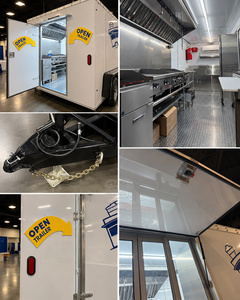 Customized Pizza Trailer Fully Equipped Coffee Food Truck DOT VIN CE Mobile Kitchen - Product Image 6