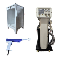 Machine de revêtement en poudre électrostatique efficace avec filtration secondaire et cabine de pulvérisation