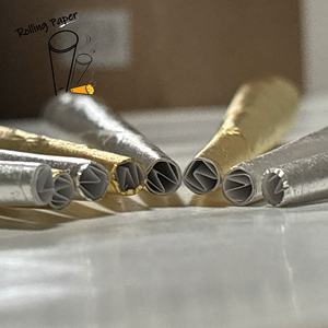 Maßgefertigtes 24K <span class=keywords><strong>Gold</strong></span> <span class=keywords><strong>Kegel</strong></span>-Rauchpapier Spezial-Rollpapier mit M-Filter - Product Image 3