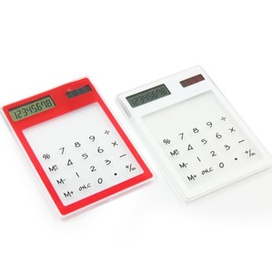 เครื่องคิดเลขพลังงานแสงอาทิตย์แบบใส/เครื่องคิดเลขพิมพ์โลโก้ตามสั่ง - Product Image 3