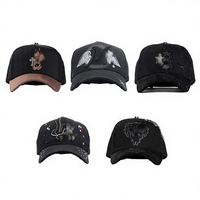 Casquette de baseball 5 panneaux de haute qualité, visière 31, motif léopard, feuille, points, lettres, réglable, en daim, respirante, imperméable, unisexe, Gorras