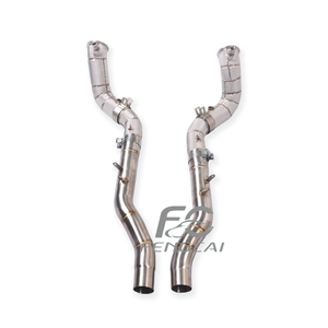 Tubo de Escape de Alto Flujo para Ferrari <span class=keywords><strong>Roma</strong></span> V8 3.9T 2020+, Tubo de Escape Delantero de Acero Inoxidable que Reduce la Presión - Product Image 4