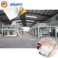 Máquina Multifunción Eléctrica Automática para Recubrimiento de Papel NCR con Control PLC, Motor y Rodamientos para Formularios de Pedido de Papel Autocopiativo de Madera
