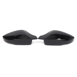 Coques de rétroviseurs Volkswagen Polo Noir brillant ABS Ensemble complet 2011-2017 - Product Image 3