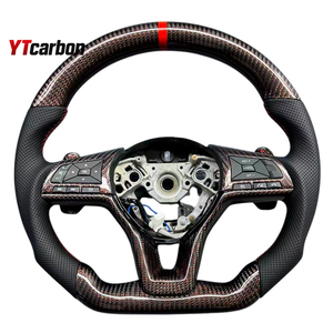 Volant de course en fibre de carbone véritable personnalisé YTcarbon pour <span class=keywords><strong>Micra</strong></span> 17-24 K14 Nismo JDM, accessoires intérieurs de voiture, style racing. - Product Image 4