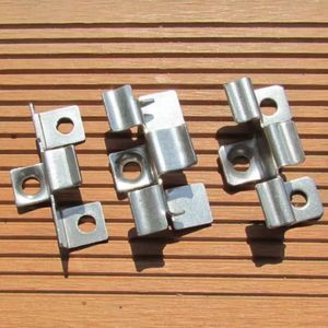 Support mural anti-vibration en acier inoxydable 304 à faible coût pour bois, <span class=keywords><strong>PVC</strong></span>, panneaux WPC, clips de fixation - Product Image 4