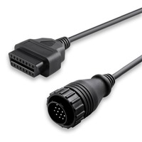 2025 Factory LT025 14 Pin a 16 Pin OBD 2 Cable de diagnóstico Conector Adaptador convertidor Cable de extensión para Mercedes Benz