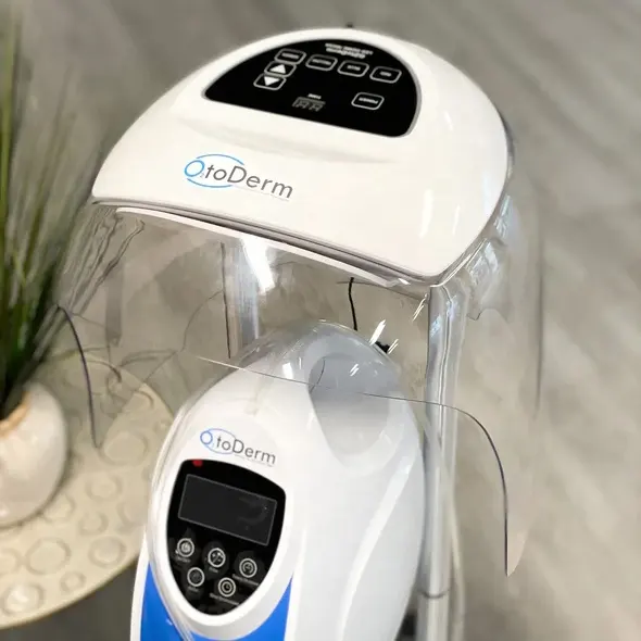 SY-OX2 o2toderm oxygen facial machine and led dome for EXFOLIATE OXYGENATE NOURISH