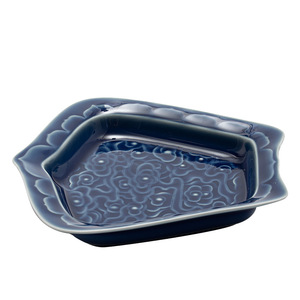 Assiette à fruits en céramique carrée, porcelaine de luxe, rétro, pour mariage - Product Image 5