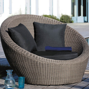 Soleil Fun Mobilier D'extérieur Patio Loisirs Rotin En <span class=keywords><strong>Osier</strong></span> <span class=keywords><strong>Jardin</strong></span> Canapé Simple - Product Image 3