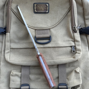 <span class=keywords><strong>Coltello</strong></span> Tattico Personalizzabile Y8 con Manico in Micarta Effetto Lino e Lama in Acciaio Inossidabile per <span class=keywords><strong>Bushcraft</strong></span> - Product Image 4