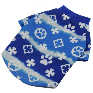 Vêtements pour chien de marque de luxe <span class=keywords><strong>Vuitton</strong></span> Luis, t-shirt d'été mignon avec empreinte de patte, matière polyester, motif animal athlétique pour animaux de compagnie - Product Image 3