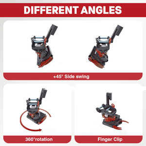 360 ° Xoay & ± 45 ° bên nghiêng thủy lực cổ tay cho máy xúc với Hitch nhanh chóng - Product Image 2