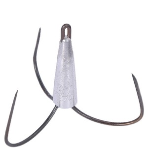 Anzuelos de tres y cinco garras de acero con alto contenido de carbono, múltiples anzuelos para pesca de carpas en aguas dulces. - Product Image 4