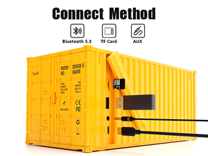 Nuevo Altavoz Portátil Inalámbrico Estéreo con Subwoofer y Bajos Potentes, Resistente al Agua para Exteriores, Modelo 2026 Budi, Carcasa de Plástico - Product Image 6