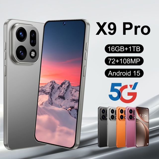 Dual SIM Dual Standby at Factory Price: X9 Pro 1440x3040 Ultra-HD Resolution New Arrival 5G Smartphone