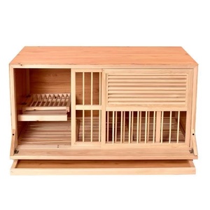 <span class=keywords><strong>Nichoir</strong></span> rectangulaire en bois et cage d'accouplement pour pigeons de reproduction et de course - Équipement aviaire réglable - Product Image 1