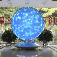 Sphère ronde créative Led affichage circulaire publicité intérieur P5 taille personnalisée écran sphérique Led panneau d'affichage