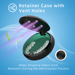 Support de stérilisation UV pour lampe UV, porte-dentier et aligneur, nettoyeur de dispositifs orthodontiques dentaires UV - Product Image 3