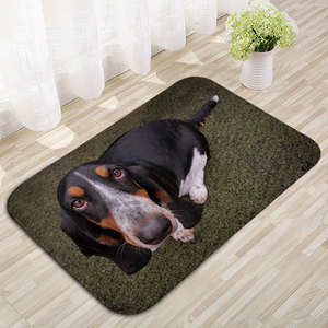 Tapis de sol rectangulaire imprimé chat, antidérapant, absorbant, pour chambre à coucher, salle de bain, décoration de la maison - Product Image 4