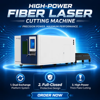Machine de découpe laser à fibre CNC industrielle pour la construction navale, l'aérospatiale, le CVC, les ustensiles de cuisine – Découpeuse laser de tôles métalliques entièrement fermée