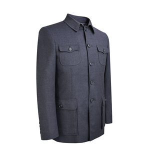 Stock monopetto da uomo <span class=keywords><strong>pantaloni</strong></span> <span class=keywords><strong>grigio</strong></span> <span class=keywords><strong>scuro</strong></span> 4 tasche chiusura con cerniera traspirante per Business XL ordine minimo 1 pezzo - Product Image 3