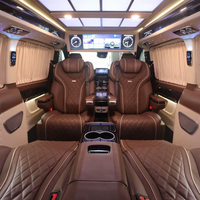 Maßgefertigter Hochwertiger Luxus-Autositz Verstellbarer Ledersitz Luxuriöser Elektrisch Höhenverstellbarer Rücksitz für Toyota Hiace Custom