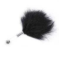 Plume de dinde pour jeu de rôle érotique BDSM, accessoire de flirt SM pour adultes