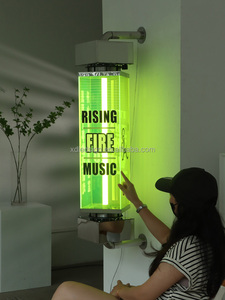 Carré Led Cube Affichage <span class=keywords><strong>lego</strong></span> Porte-clés Suspendu Seg Rotation Lightbox 80 80 80 Intérieur Boutique Publicité Signe Acrylique Suspendu - Product Image 5