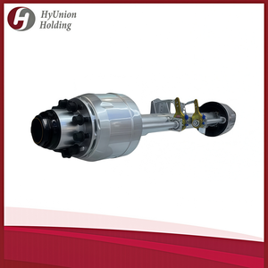 Nouvel essieu de remorque de type allemand, essieu relevable, 10 tonnes, suspension pneumatique pour remorque multi-essieux à usage intensif - Product Image 4