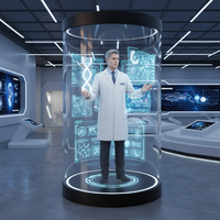 Holograma Virtual de Bienvenida con IA |   Guía Interactiva Todo en Uno para Educación y Exposiciones
