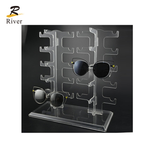 Sông Kính mát hiển thị <span class=keywords><strong>Acrylic</strong></span> Quang Đôi cây phong cách truy cập hiển thị Kệ nhựa Kính mát hiển thị đứng - Product Image 5