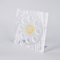Plaque de présentation personnalisée en acrylique transparent pour pièces commémoratives, médailles, souvenirs et trophées avec support