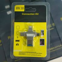 Lecteur de cartes Micro USB 3.0 en alliage de zinc, adaptateur OTG USB C Type C 4 en 1, lecteur de cartes TF SD pour ordinateur Android