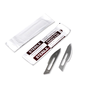 100Pcs Disposable <strong>Sterile</strong> Carbon Steel <strong>Medical</strong> Surgical Scalpel Blades - Product Image 1
