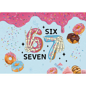 Divertido Fondo de Fotografía con Memes 6 7, Fondo <span class=keywords><strong>para</strong></span> Fotos de <span class=keywords><strong>Internet</strong></span>, Decoración de Pared <span class=keywords><strong>para</strong></span> Fiestas, Pancarta Personalizable con Memes 67 - Product Image 6