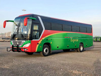 Autocar de luxe ZK6120D1 avec 65 sièges passagers, port de connexion USB et climatisation