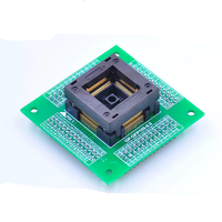 Banco de prueba de accesorio de adaptación de quemador IC LQFP100 banco de prueba asiento de quemador de IC banco de envejecimiento TQFP100 programador