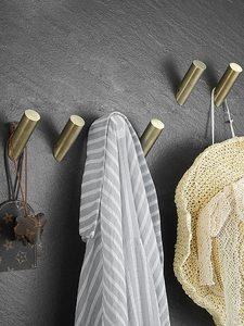 4 Pcs Bathroom Wall Single Double <strong>Towel</strong> <strong>Hooks</strong> Bathroom Coat <strong>Hook</strong> Robe <strong>Hook</strong> Stainless Steel Round - Product Image 6