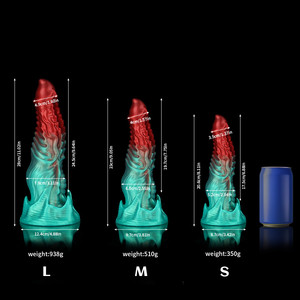 Extrem dickes Monster künstlicher Silikon dildo Fantasy Wolf Penis Alien Sexspielzeug für Frauen - Product Image 6