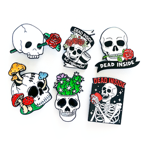 2024 New Halloween men pin tùy chỉnh nhân vật men Hợp kim kẽm kim loại ve áo Pin 2D 3D phim hoạt hình anime Halloween Pin huy hiệu - Product Image 2