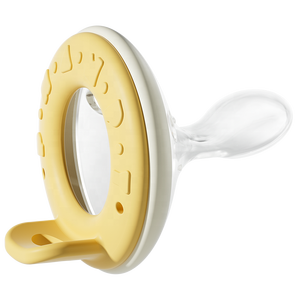 Sucettes en silicone personnalisées, adorable sucette transparente pour bébé, sucette souple à gros mamelon plat pour bébé - Product Image 6